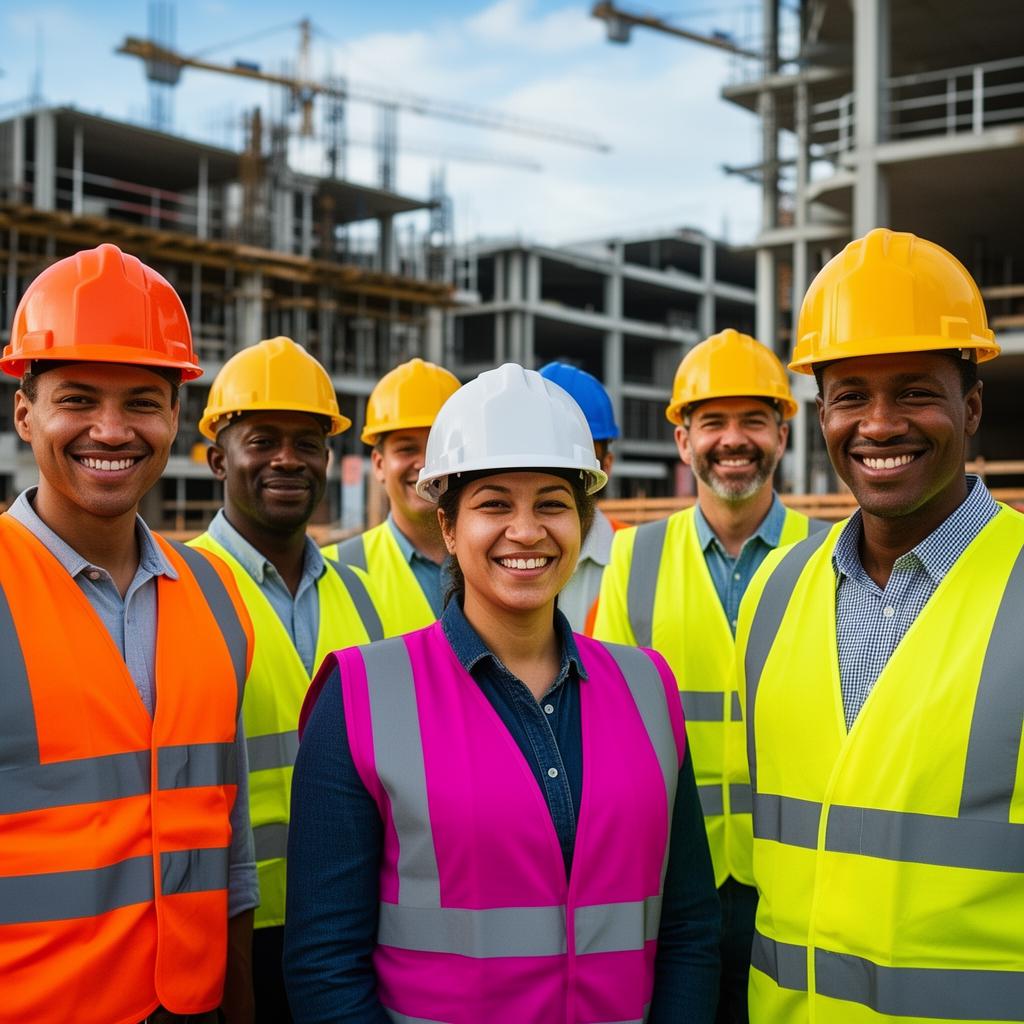 Diverse construction team